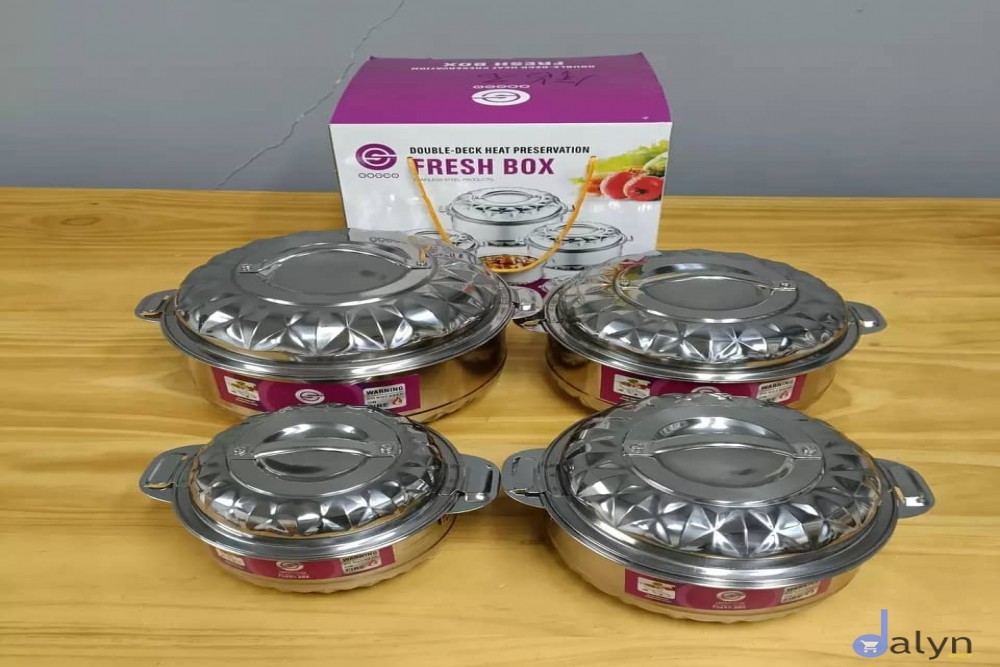 4-Piece Insulated Casserole Food Warmer Cooler Hot Pot Gift Set