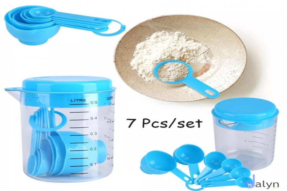 baby measuring bottles and cups
