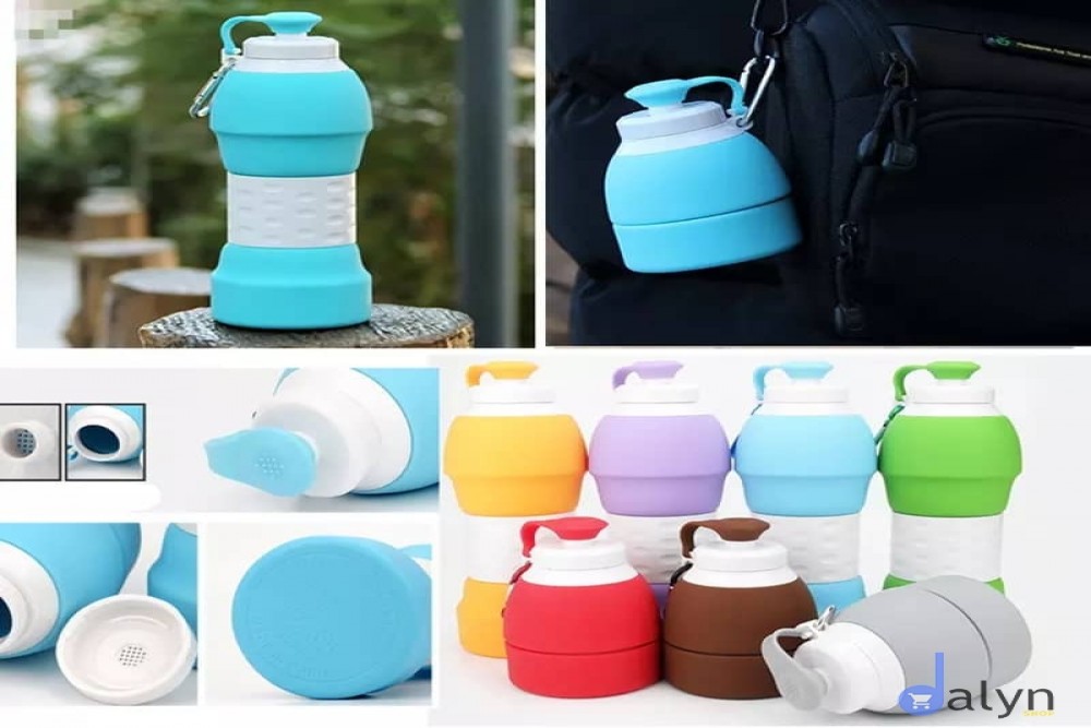 collapsible silicone water bottle