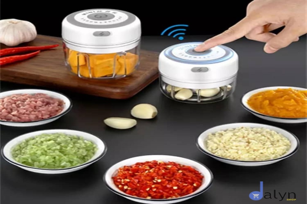 Rechargeable mini electric garlic chopper grinder