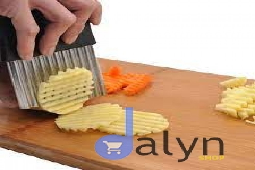 stainless steel potato wave cutter